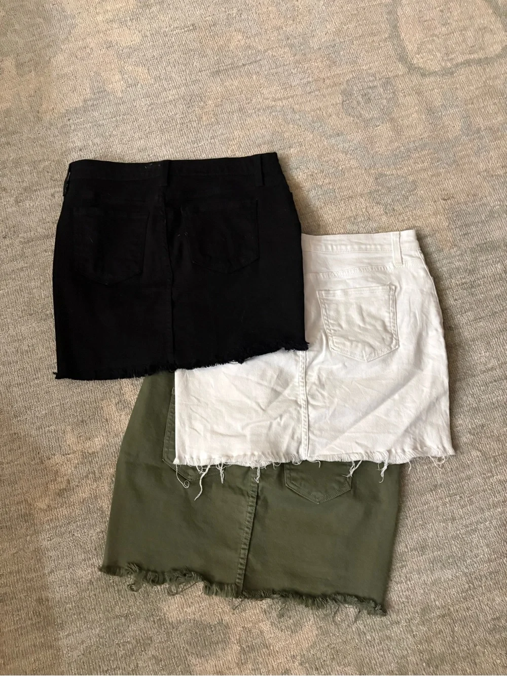 Three O2 Denim Mini Skirts - Picture 2 of 9